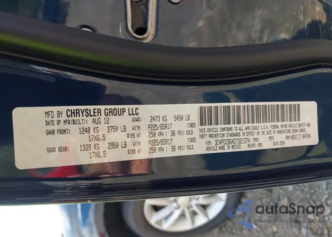 2013 Dodge Journey Sxt from USA, damaged, VIN 3C4PDCBG4DT521374